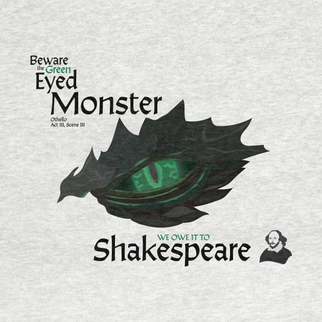 Shakespeare - Beware the Green Eyed Monster by Cosmic-Fandom